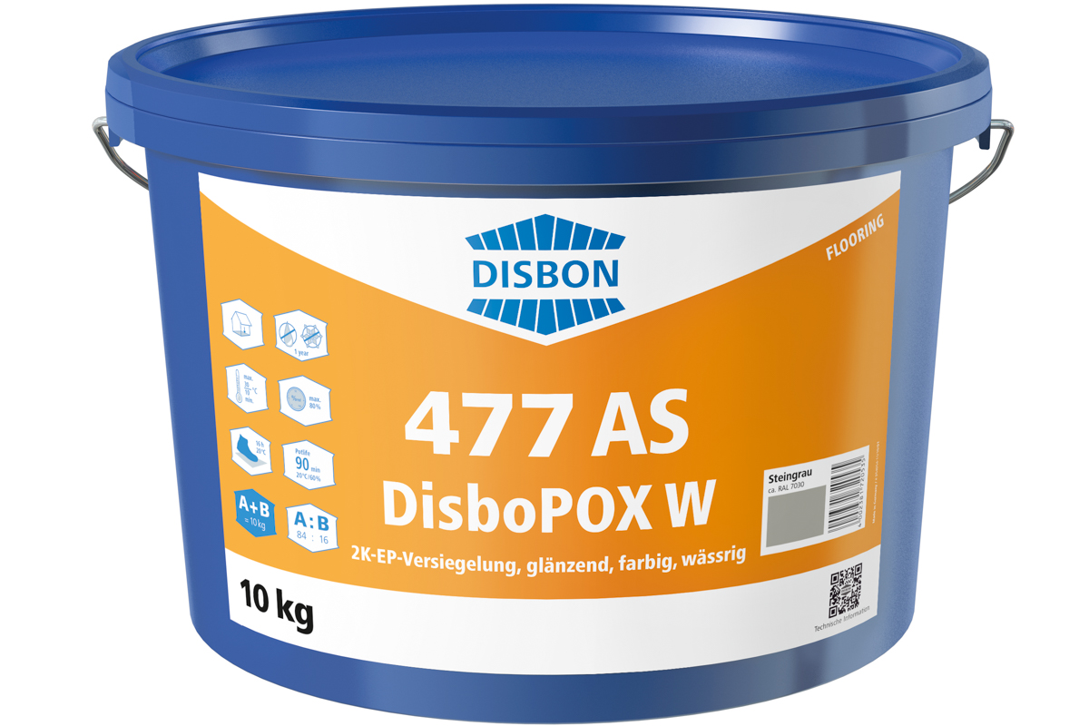 Disbon 477 Disboxid AS-Siegel 33,6 kg Masse Steingrau